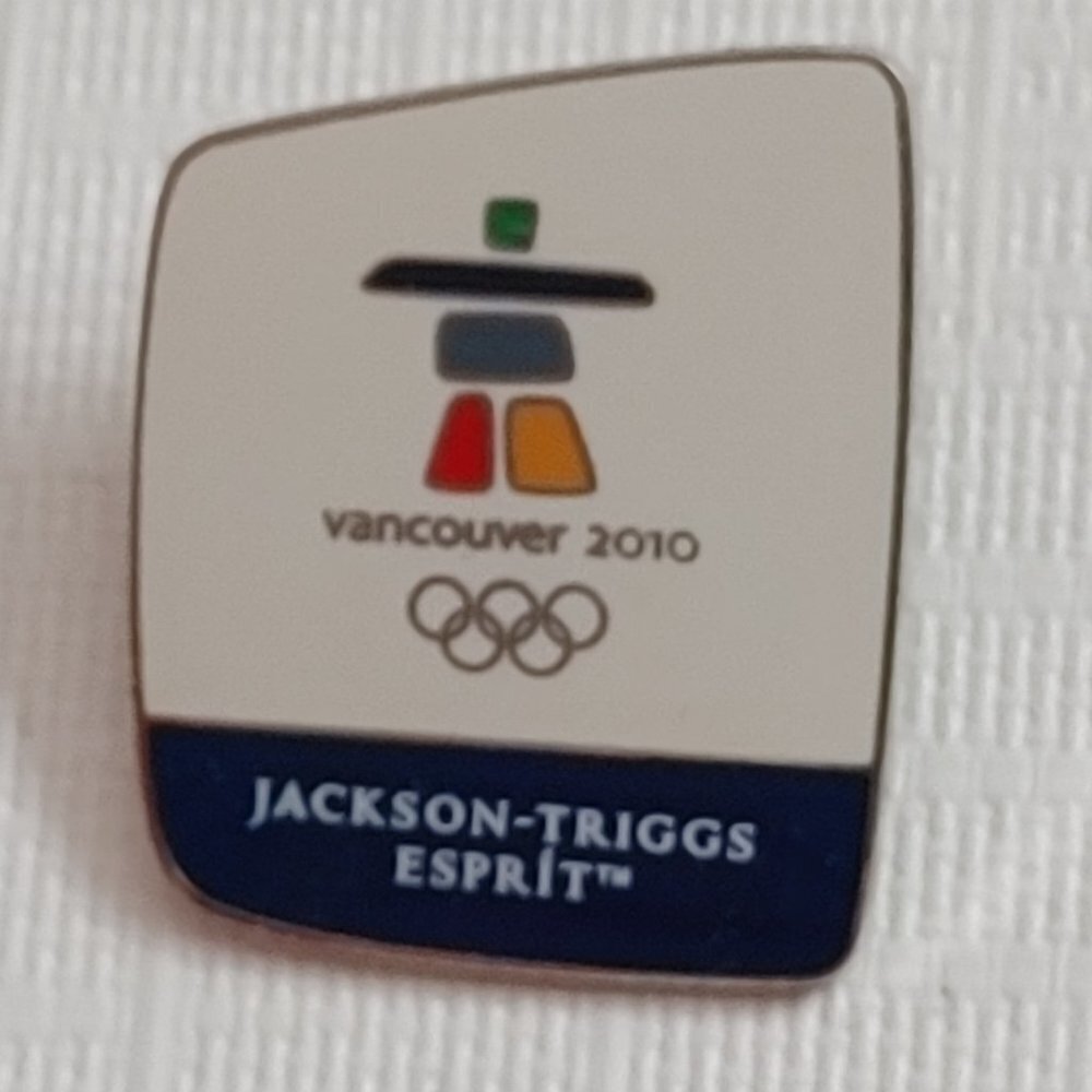 Vintage Vancouver Olympics 2010 Pin Jackson Triggs Esprit